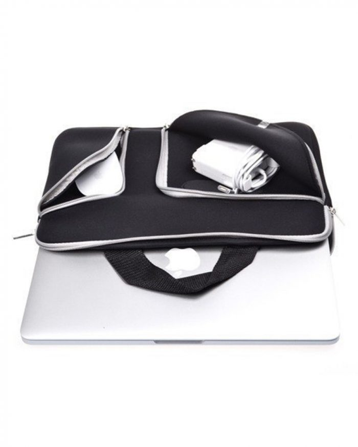 1531997560 Neoprene Handle Sleeve For Laptop 15 Inch - Black