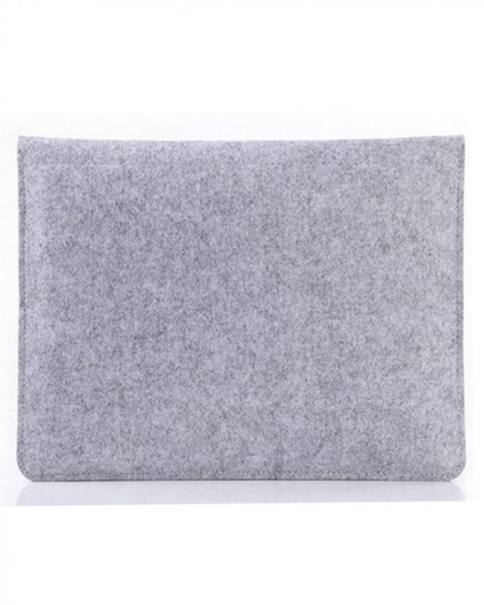 1532083831 Jellyfin Needle Felt Business Carrying Laptop Sleeve 15 Inches - Silver