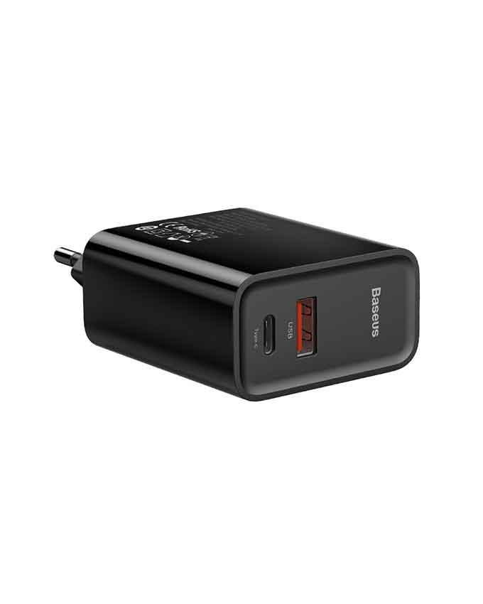 1566384337 Baseus BS-EU905 USB+Type-C Quick Charge 30W Adapter