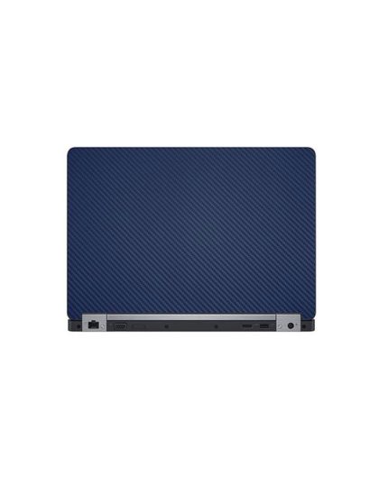 Laptop Back Protector Carbon Fiber Blue