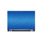 Laptop Back Cover Blue Steel Texture 