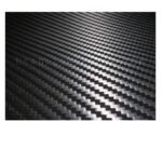 Laptop Back Protector Carbon Fiber Black