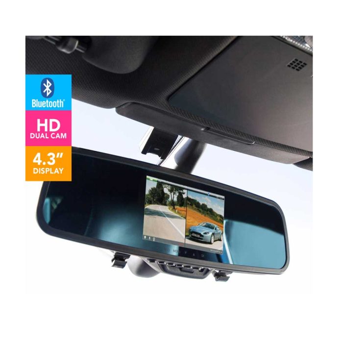Car DVR Mirror DUAL Camera FrontBack 1080p2 Car DVR Mirror Dual Camera Front/Back 1080p
