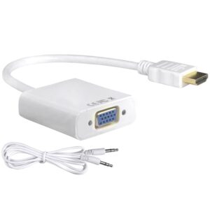 Hdmi to vga converter with sound 1 HDMI to VGA Adapter with Audio