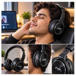 nia q1 bluetooth wireless headphone