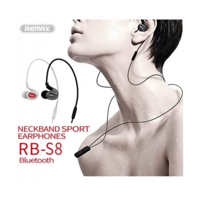 Remax S8 Neckband Sport Earphones Bluetooth Handsfree Bdonix 3 Remax Rb S8 Neckband Bluetooth