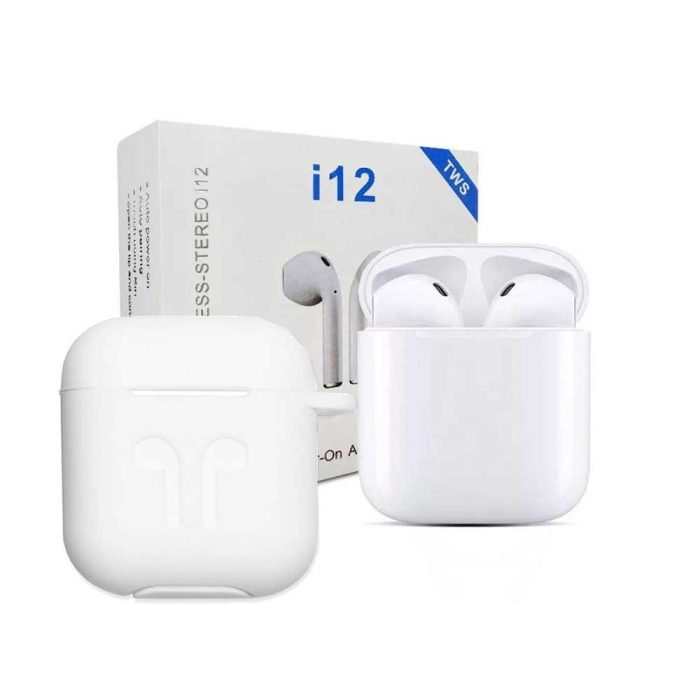 TWIN I12 With CASE Sensors Touch And Window Wireless Earphone V5.0 Bdonix 2 i12 Airpods TWS Bluetooth