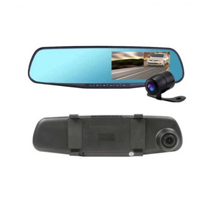 Car Dvr Mirror Dual Camera Front & Back 1080p