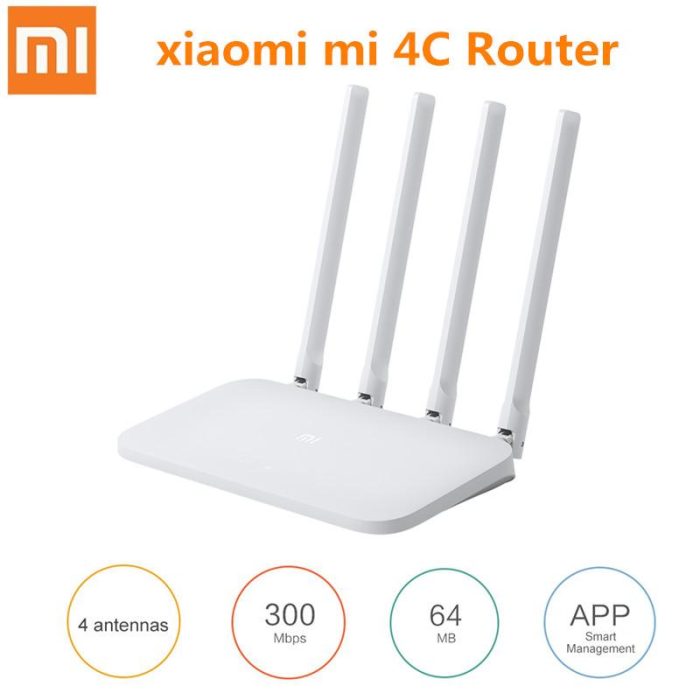 xiaomi mi 4c router1594149653.jpg 1.jpg 2 Xiaomi Mi 4C 300Mbps WIFI Router With Four Antennas