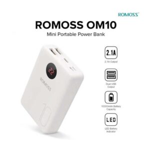 Romoss 10000mAh Power Bank OM10 3 Inputs 2 Outputs Fast Charge Portable Charger Type C External Battery Pack Compatible for iPhone 11 iPhone Xs iPhone 8 iPhone 7 Samsung S20 Ipad Tablet Bdonix 1 Romoss 10000mAh Power Bank OM10, 3 Inputs & 2 Outputs Fast Charge