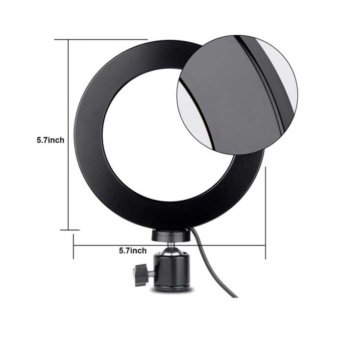 bDonix Ring Light 20cm with mobile phone holder 2 Ring Light 20cm for Professional Live Streaming