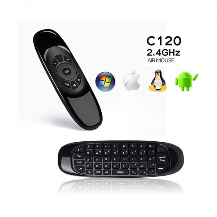 Air Mouse C120 For Android And Smart TV 1 1 Air Mouse C120 Voice 2.4G Mini Keyboard for Android Smart TV Box