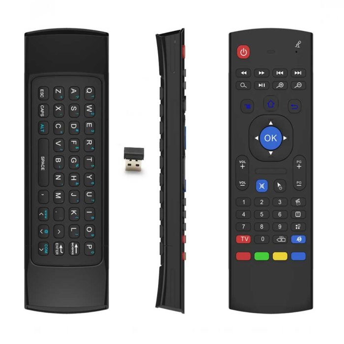 bDonix Air Mouse MX3 For Android And Smart TV 3 1 2 MX3 Voice Backlit Air Mouse Smart Remote Control IR 2.4G RF Wireless Keyboard For Android Windows