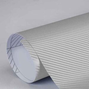 bDonix Carbon Fiber Sheet For Laptop 1 Laptop Back Protector Carbon Fiber Silver Texture
