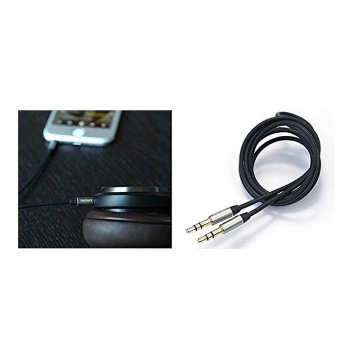 bDonix Remax 3.5mm Aux Cable L100 7 Remax RL-L100 3.5mm AUX Audio Cable male to male 1 Meter AUX Cable