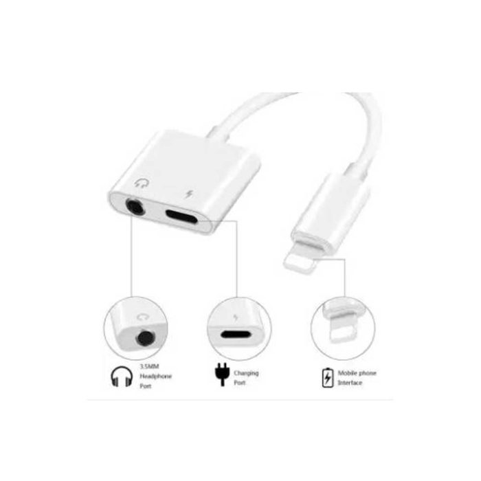 Lighning to 3.5mm adapter mh050 bdonix black 3 iPhone Bluetooth Converter Lightning to 3.5mm Jack+Charging 030