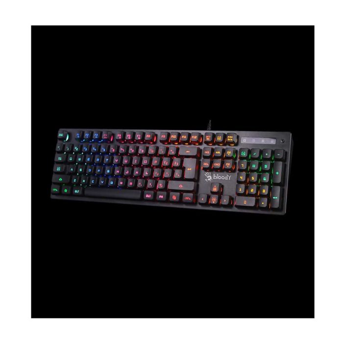 bDonix A4Tech Bloody B160N Gaming Keyboard 3 Bloody B160N 5-Zone Neon Lighting Illuminate Gaming Keyboard