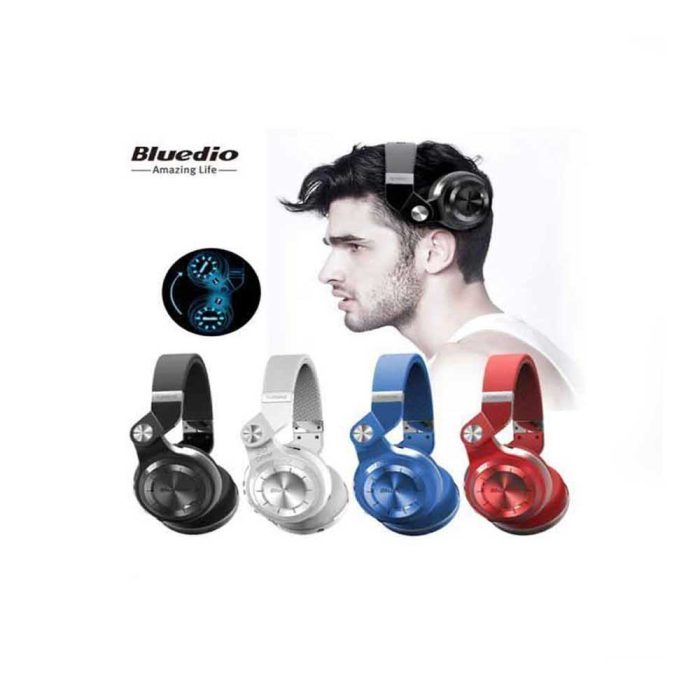 bDonix Bluedio T2 Plus Turbine Wireless Bluetooth Headphone FM Radio 4 Bluedio T2+ Turbine Over Ear With Microphone