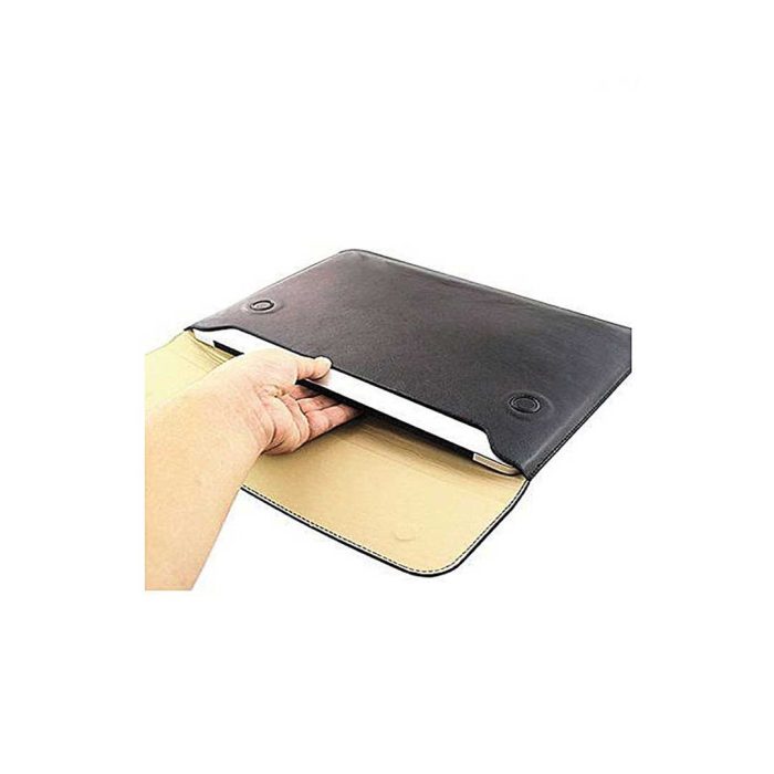 bdonix Macbook Leather Sleeve AirProRetina 13Inch Black 3 Leather Laptop Sleeve 13 Inch Black