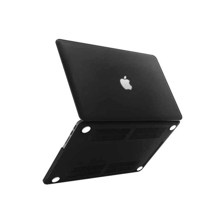 bDonix Hard Shell Case For Macbook Air 2020 m1 chip 4 MacBook Air 13 inch Retina Display with Touch ID Hard Shell Case A2337 M1, A2179, A1932 (2018, 2019, 2020) Release - Black