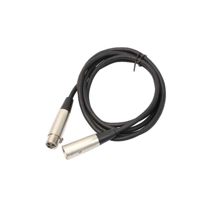 bDonix XLR Male To Female Cable 4 XLR Male to Female Cable 2m - Black