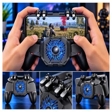 pubg controller with cooling fan