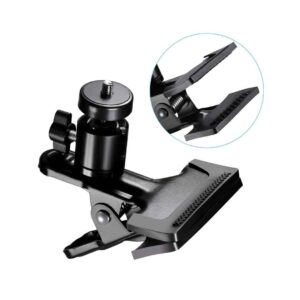 Metal Table Clip Mount 1 Metal Mount-Desk Clip Clamp Holder Tripod Ball Head Mount with 1/4-inch Screw