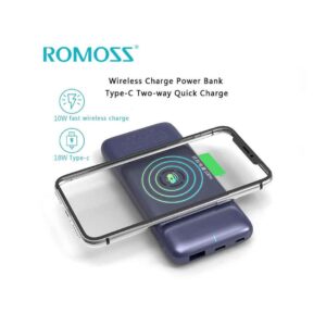 ROMOSS 10W Fast Wireless Charger Power Bank 10000mAh 18W 1 Romoss Wireless Power Bank 10000mAh WSL10 18W Fast Charging 10W Wireless Fast Charging