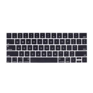 Macbook Keyboard Cover 2016 2019 Release 13 inch and 15 inch Black 1 Keyboard Cover For MacBook Pro 13 & 15 Inch A2159 A1989 A1990 A1706 A1707 With Touch Bar 2016-2019(Release)