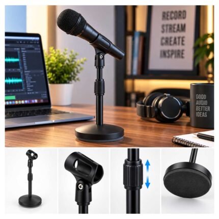 desktop microphone stand