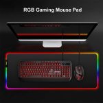 rgb large gaming mouse pad