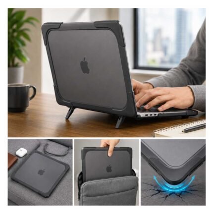 Macbook Pro M1 Hard Shell Case With Stand