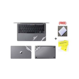 Macbook Air 13 Inch M1 Model A2337 A1932 A2179 4 in 1 Full Body Cover Protector 1 1 4 In 1 MacBook Air A2337, A2179, A1932 Top + Bottom + Touchpad + Palm Rest Skin Protector for MacBook Air 13-inch 2020 2019 2018 Protector Decal Sticker