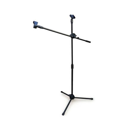 Tripod Microphone Stand With Extending Boom