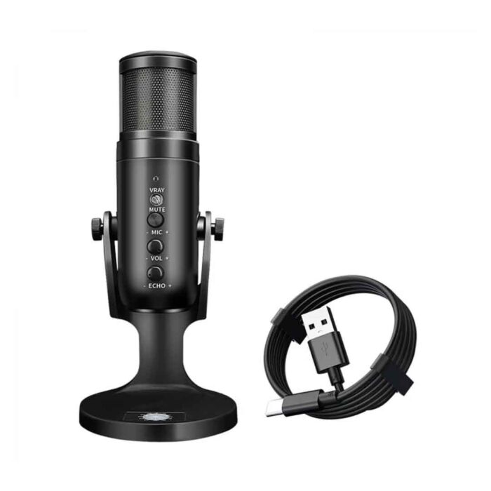 Jmary Condenser Microphone PW9 RGB 10 Jmary USB Condenser RGB Microphone PW9 for Computer 360 Degree Adjustable Mic Stand for Gaming Streaming Podcasting Recording