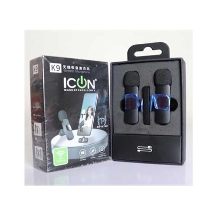 Icon K9 Dual Wireless Mic For Type C and iPhone