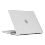 Matt Transparent hard hard shell case for macbook pro 14.2 inch with apple logo cutout