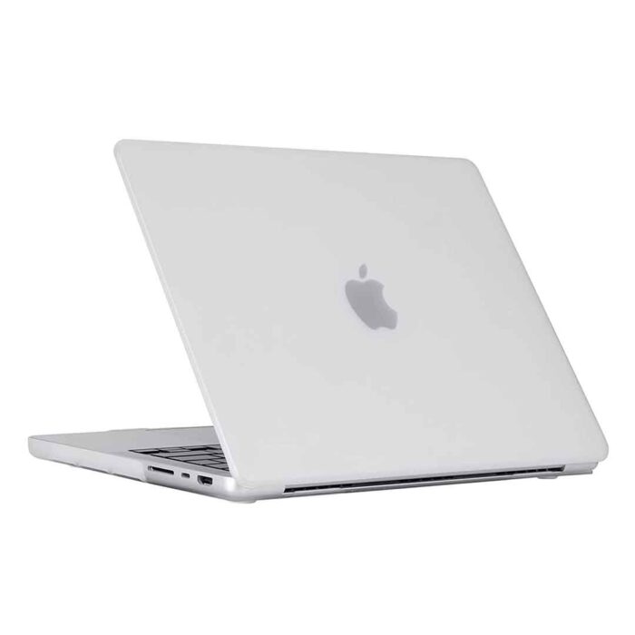 Matt Transparent hard hard shell case for macbook pro 16.2 inch with apple logo cutout