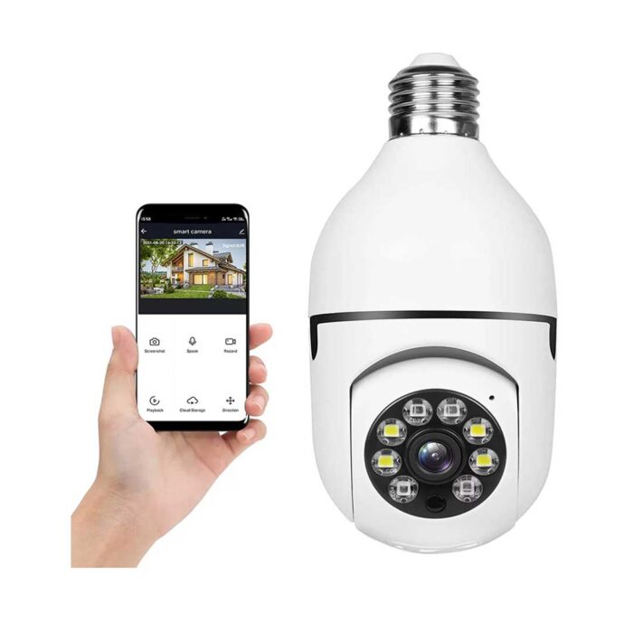 Speed X Bulb Camera 1080p Wifi 360 Degree Panoramic Night Vision Tow Way Audio Motion Detection 2 Speed-X Bulb Camera 1080p Wifi 360 Degree Panoramic Night Vision Two-Way Audio Motion Detection