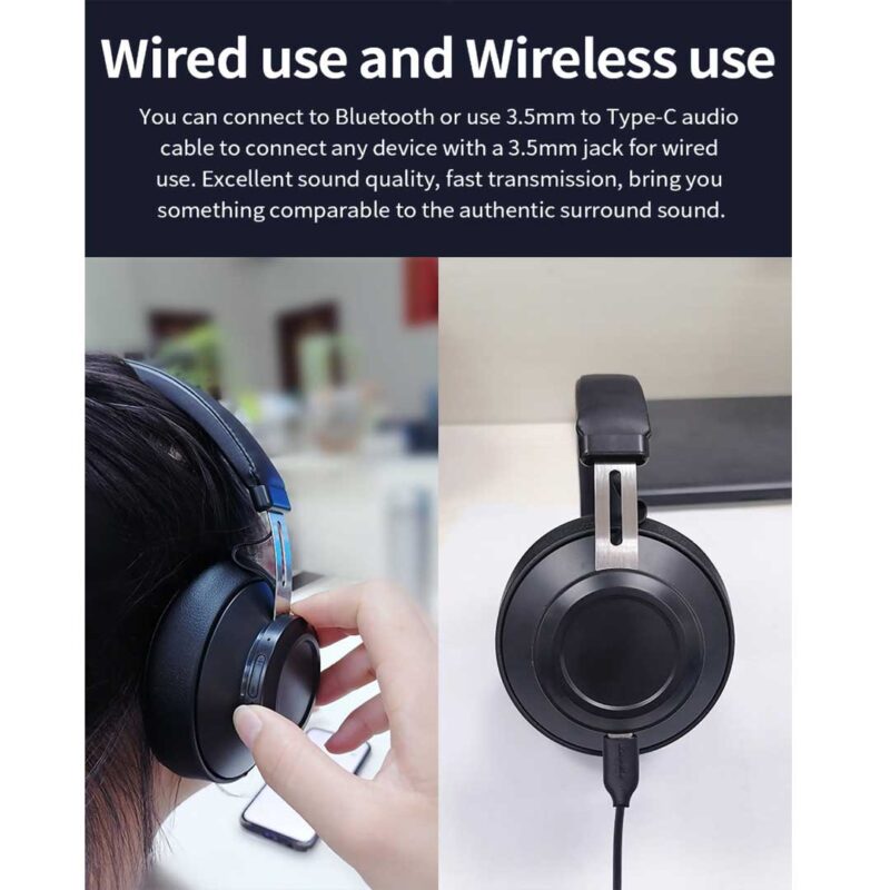 Wireless and wired bluedio headphone bt5
