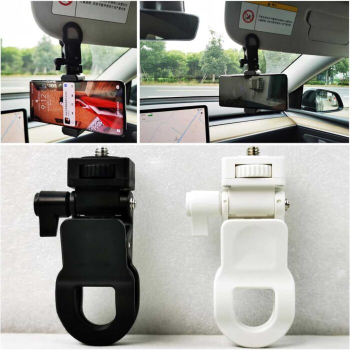 universal used mini clip mount for mobile phone flash light