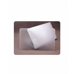best shell case with apple logo cutout in matte transparent color