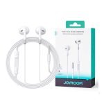 JOYROOM-EW01 3.5MM Wired Series Half In-Ear Wired Earphones white