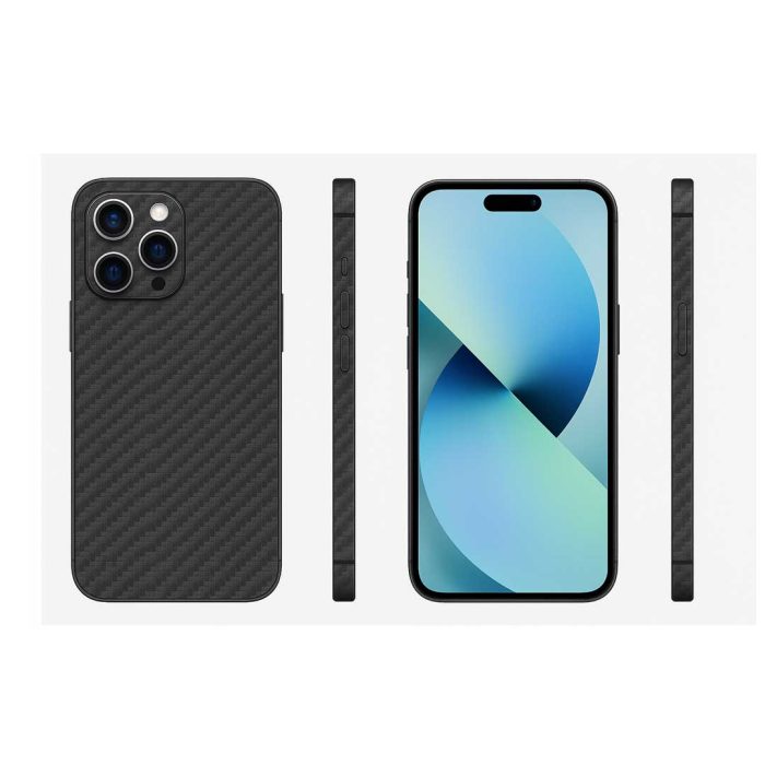 Carbon Fiber Skin for iPhone 16 Pro Max 4 Corban Fiber Skin For iPhone 16, 16 Plus, 16 Pro, 16 Pro Max