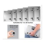 Mini Laptop Stand in Pakistan for Desk – Portable Aluminum Alloy | Foldable Ergonomic Laptop Riser for MacBook, Dell, HP, Lenovo & More (2PCS Set) - Image 4